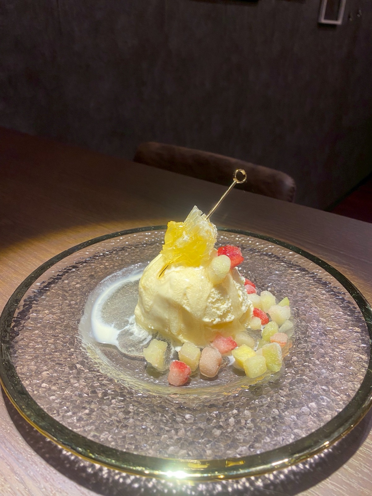 蜂蜜のデザート